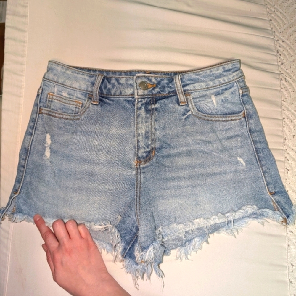 Distressed Denim Women's Shorts